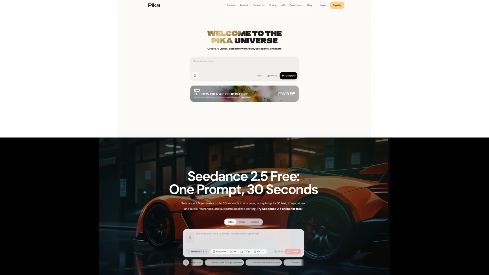 Pika vs Seedance 2.5: 소셜 효과와 제어형 AI 영상 중 무엇을 선택할까?