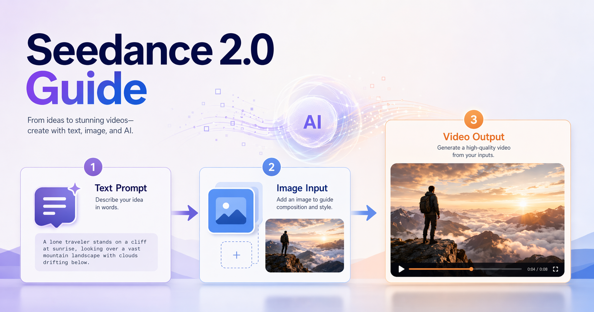 Interfaz del generador de video Seedance con el cuadro de prompt y los parámetros de generación.
