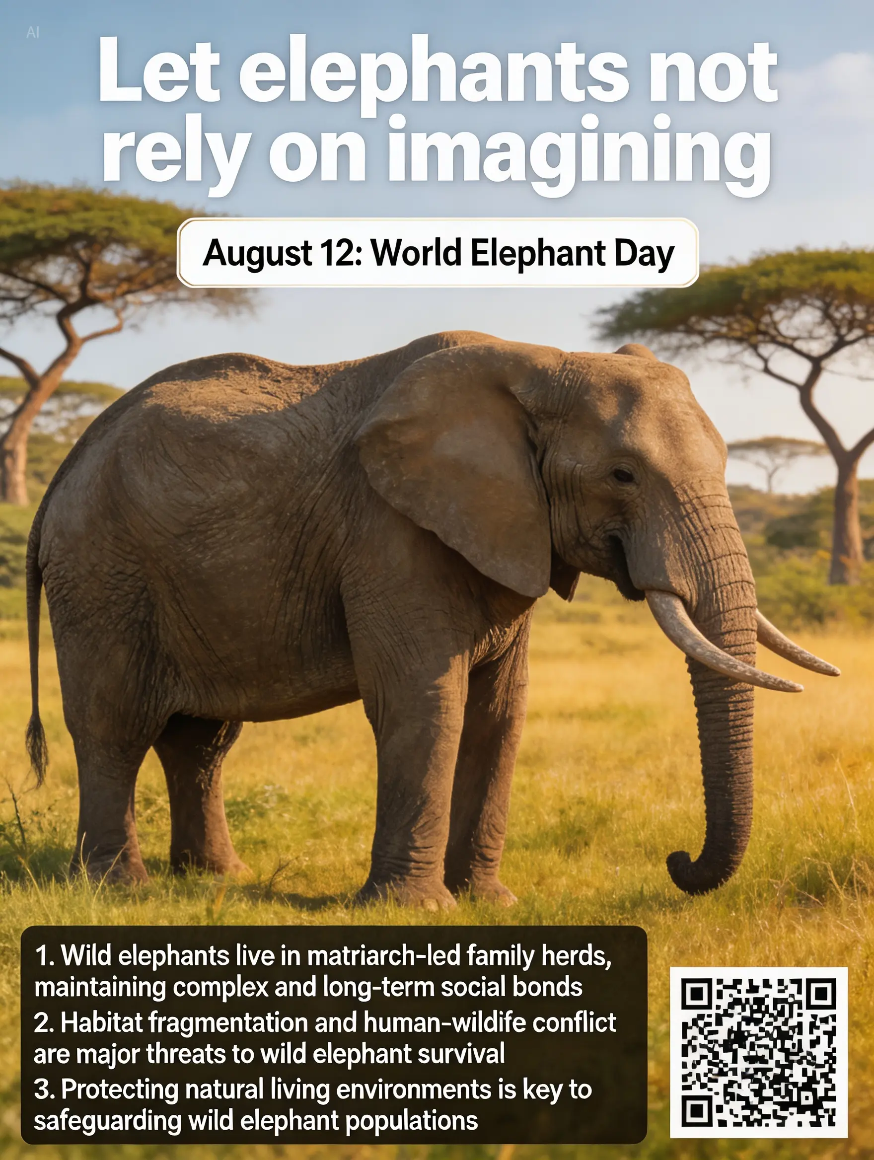 Wildlife awareness poster
