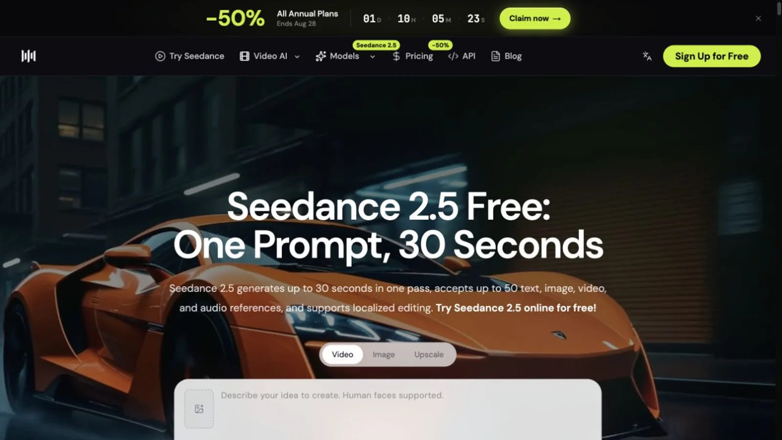 Seedance 2.5 creator workspace